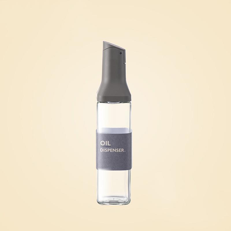 New 500ml Automatic Opening Glass Oil Bottle Condiment Container Pouring No Oil Leakage Oil Dispenser For Kitchen