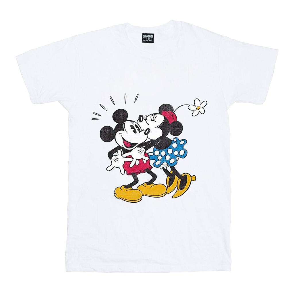 Disney Boys Mickey Mouse Mickey And Minnie Kiss T-Shirt