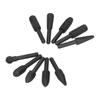 10PCS Black Rotary Burr Set Compact Engraving Tool Multifunctional Grinding Head