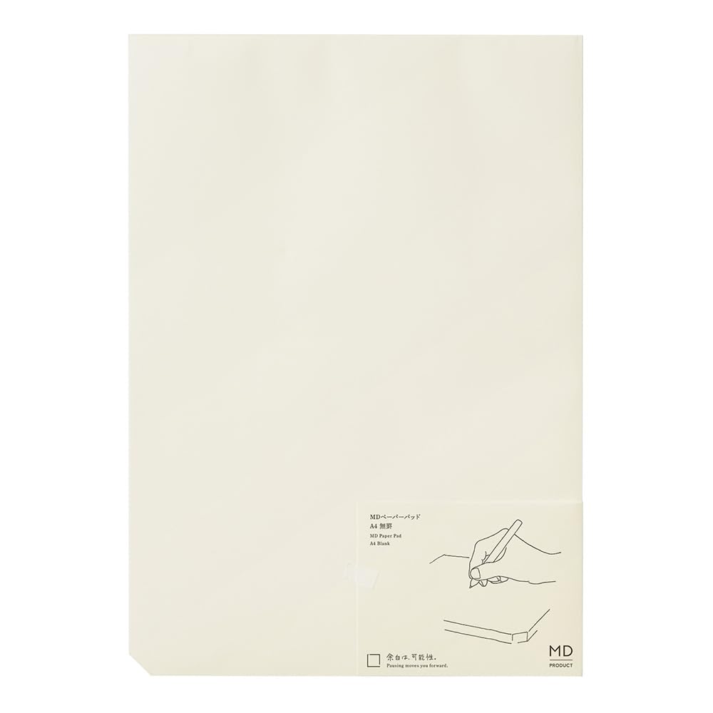 Midori Memo MD Paper Pad 15236006 A4, Unlined, бежевый