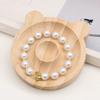 1Pc Organizer Mat Wooden Jewelry Tray 10cm DIY Bead Design Board Wooden Bracelet Display Stand Plate Jewelry Packaging & Display