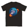 Raketenfahrt um den Mond Unisex Rundhals-T-Shirt