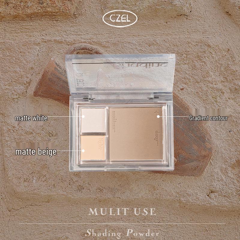 

Палетка теней и румян «Волна» для стоячей позы - Серо-розовые земляные матовые тона