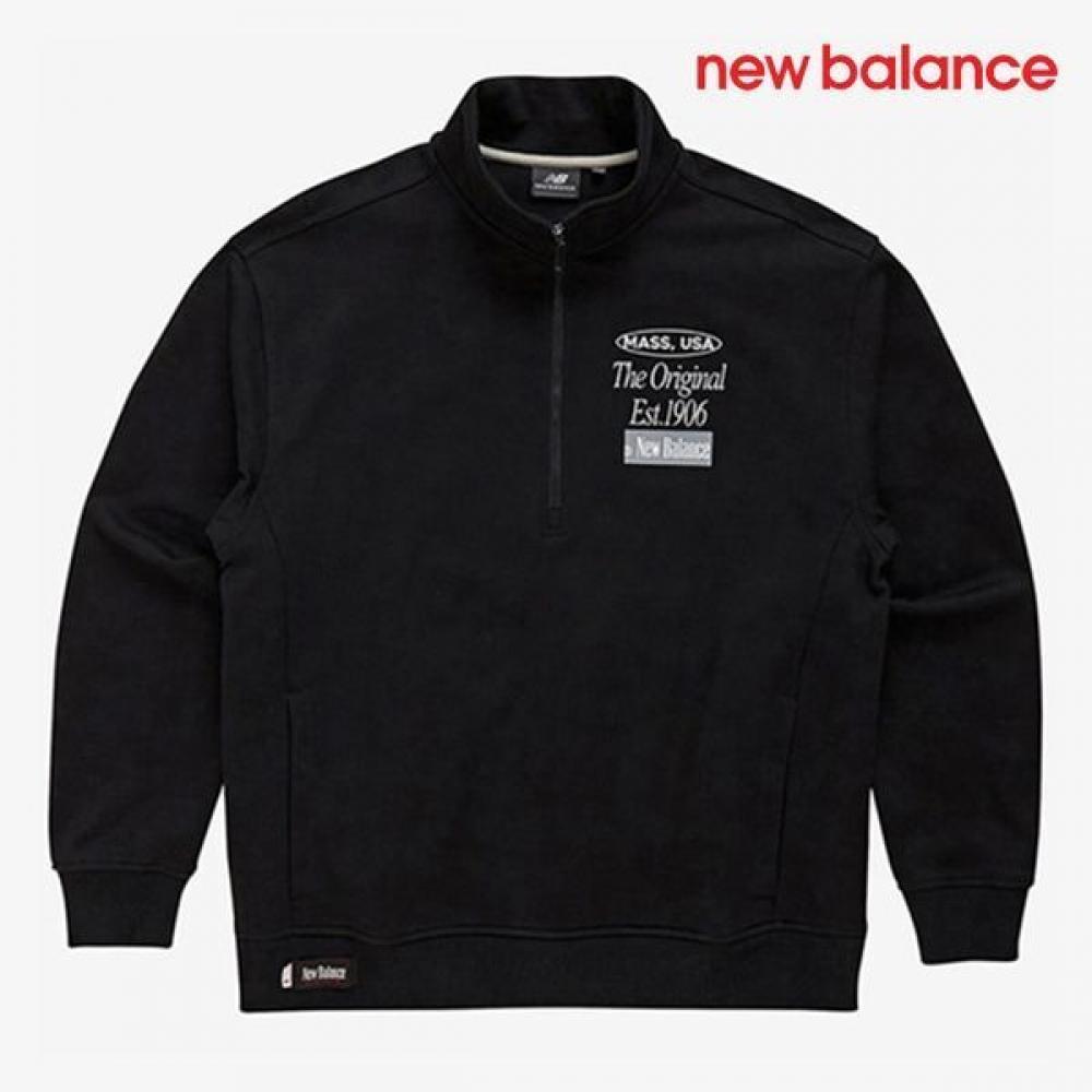 

New Balance Half Club T shirT Uni Half Zip Men H7 Nbncd12213 L