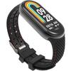 Silicone Strap for Xiaomi Smart Band 10 / 9 / 8, Black / Red