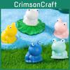 Adorable Matte Blue-eyed Frog Resin Miniature For Creative Terrariums And Fairy Gardens