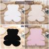 Inspired Faux Rabbit Fur Bear Rug - Plush Decorative Rug for Bedroom or Kids’ Room