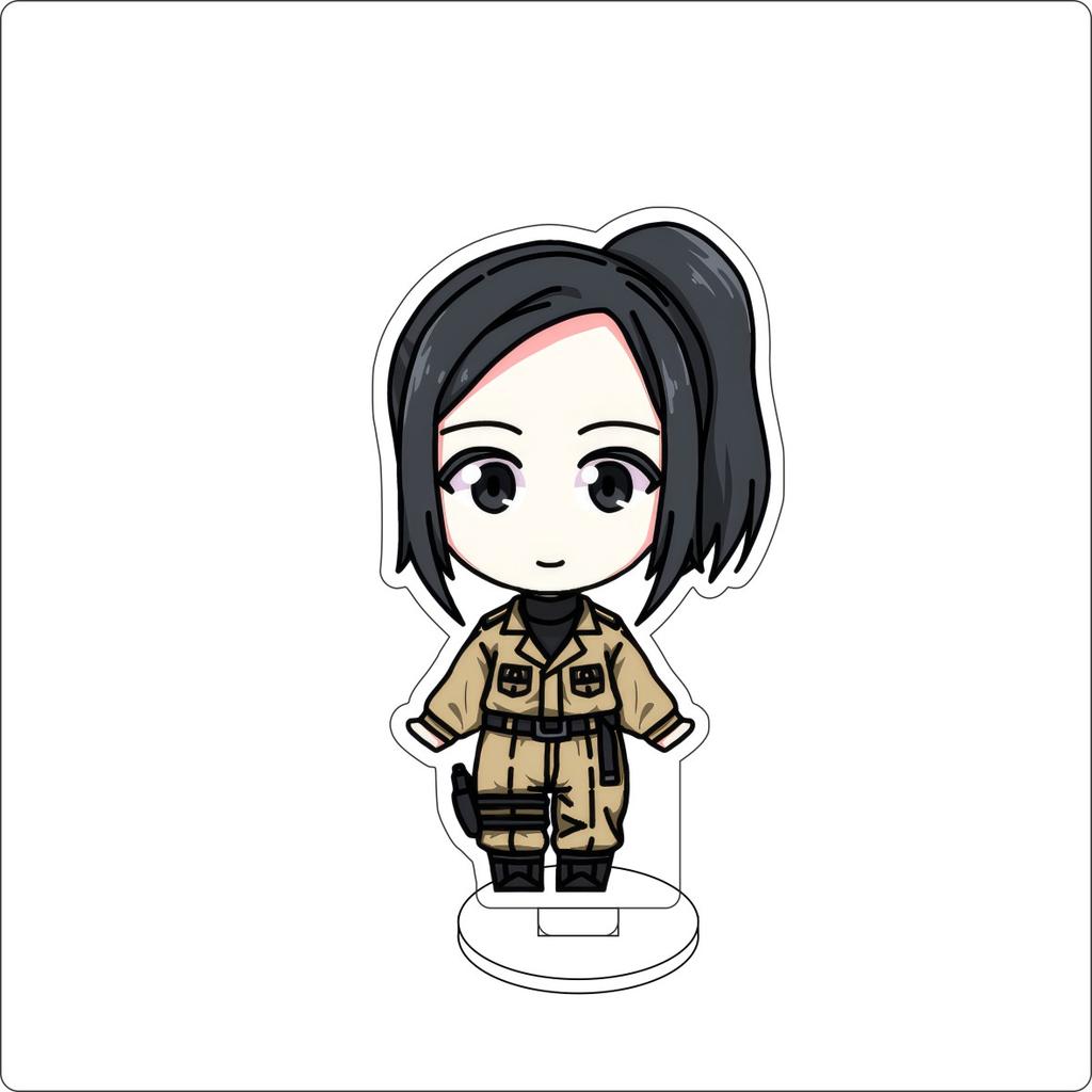 10CM Anime 86 eightysix Figurenständer Modell Vladilena Milizé/Shinei Nouzen/Guns linger Niedliche Schreibtischdekoration Stehschild Geschenke