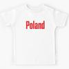Poland Polish Poland Raised Me Kids T-Shirt