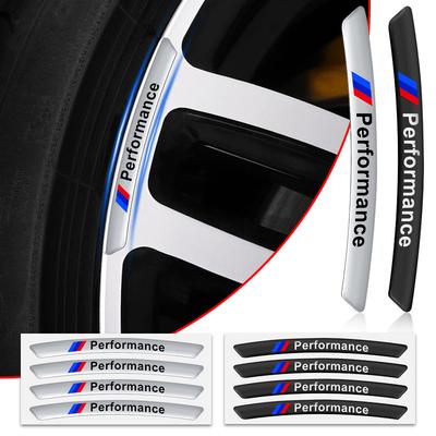 4 Stück Auto Radnabenabzeichen Reifen Felgenaufkleber Zubehör für E46 E39 E90 E60 E36 F30 F10 E34 E30 F20 E92 M3 M4 X5 X6
