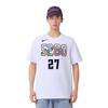 Nike Denver Nuggets NBA 2024-25 City Edition Round Neck Fashion Comfortable Short Sleeve T-Shirt Men Tops HJ2771-101