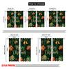 2pcs,2D Plane Printing Curtains Digital Printed Tree and Presents Polyester (without Rod) Holiday Perfect for Bedroom, Kitchen,