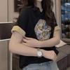 New Chinese Style Chinese Style T-shirt Contrasting Versatile Top