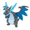 Japanese Product Pokémon All Star Collection Mega Charizard X Plush Toy (S) 30x27x26cm