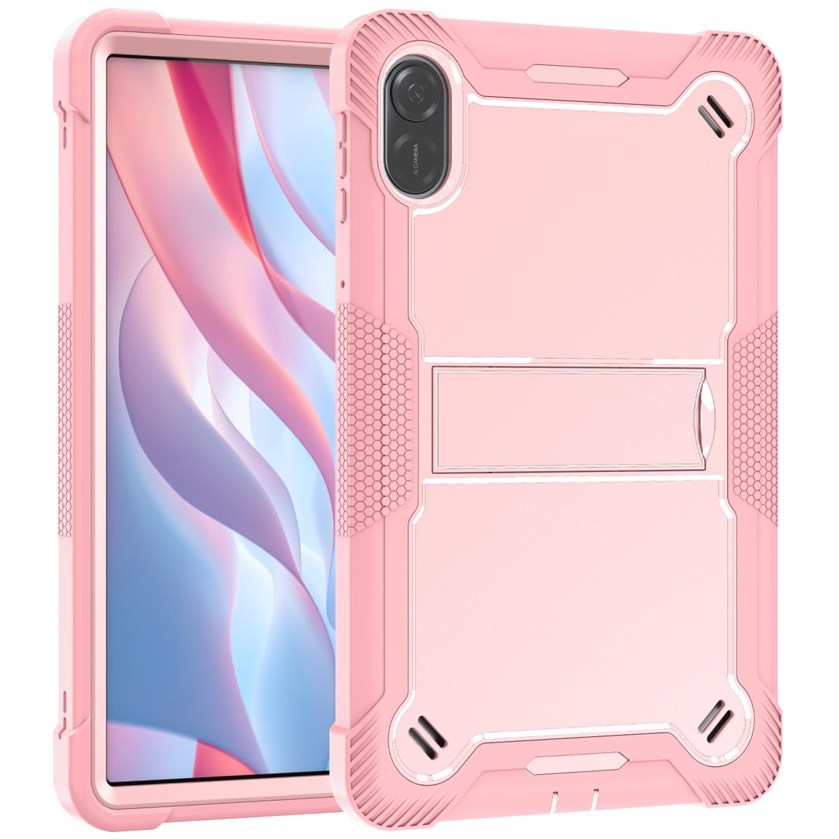 

Защитный чехол для Honor Pad X9, подставка, противоударный, силикон+ПК, чехол для планшета Rose Gold