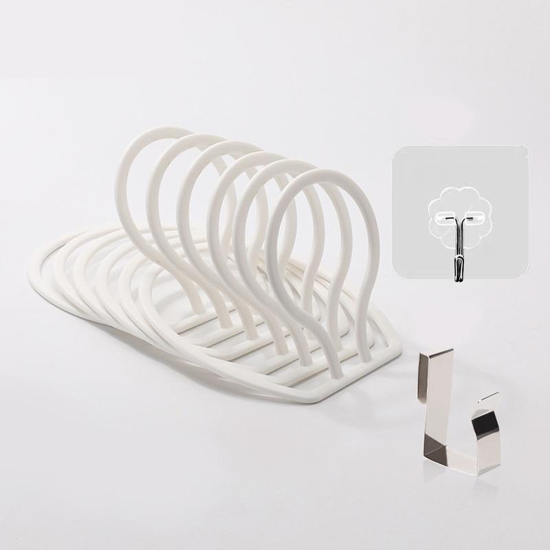 4/6pcs Baseball Cap Door Hanging Rack Hat Display Holder Door Closet Clothes Scarf Towel Round Storage Shelf Home Organizers