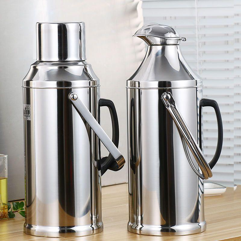 Stainless Steel Insulated Thermos with Glass Liner, Large Capacity for Home and Dorm Use