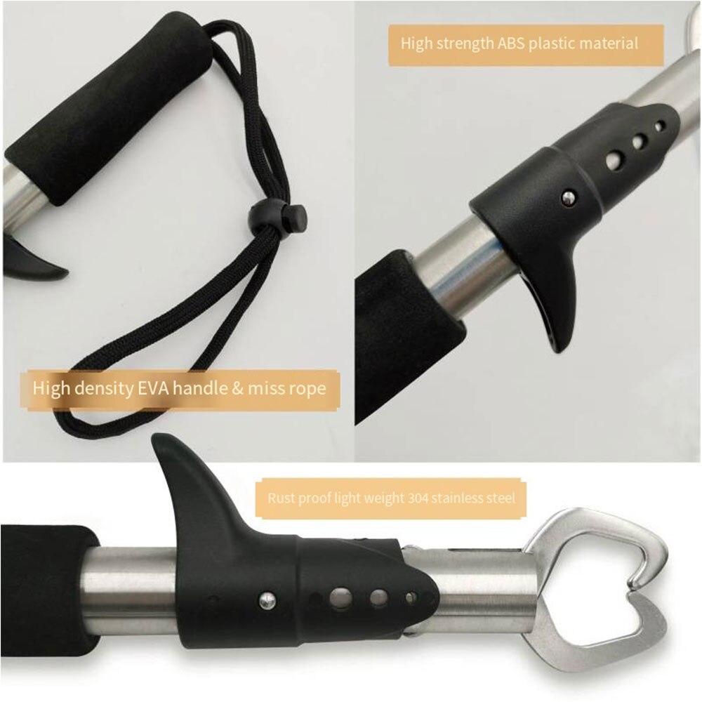 Portable Professional Fish Grip, Rustproof Stainless Steel Fish Controller, Lip Catcher, Folding Pliers, Fishing Equipment
