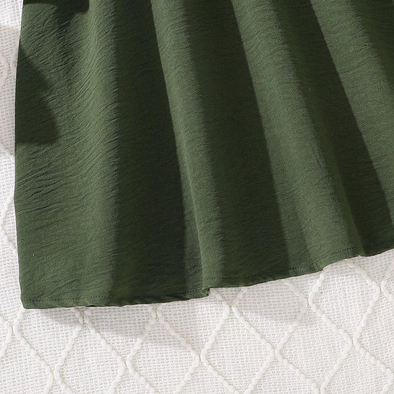 Girl Long Sleeves Dress Children Kid Casual Princess Dresses Clothes