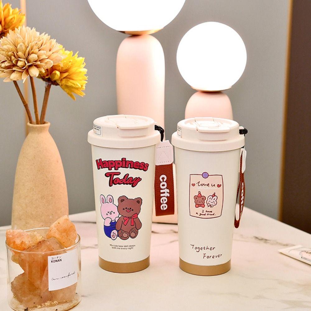 Stainless Steel Thermal Mug Creative Thermos Bottle Portable Water Cup Travel