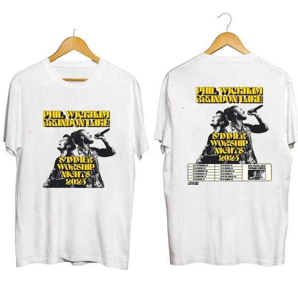 Phil Wickham and Brandon Lake Tour 2025 Double Sided T Shirt Full Size S-5XL