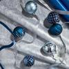 Valery Madelyn Christmas Christmas Tree Pack of Silver and Blue Christmas Ball Stylish and Popular Trendy Christmas Tree Decorations Ornaments,