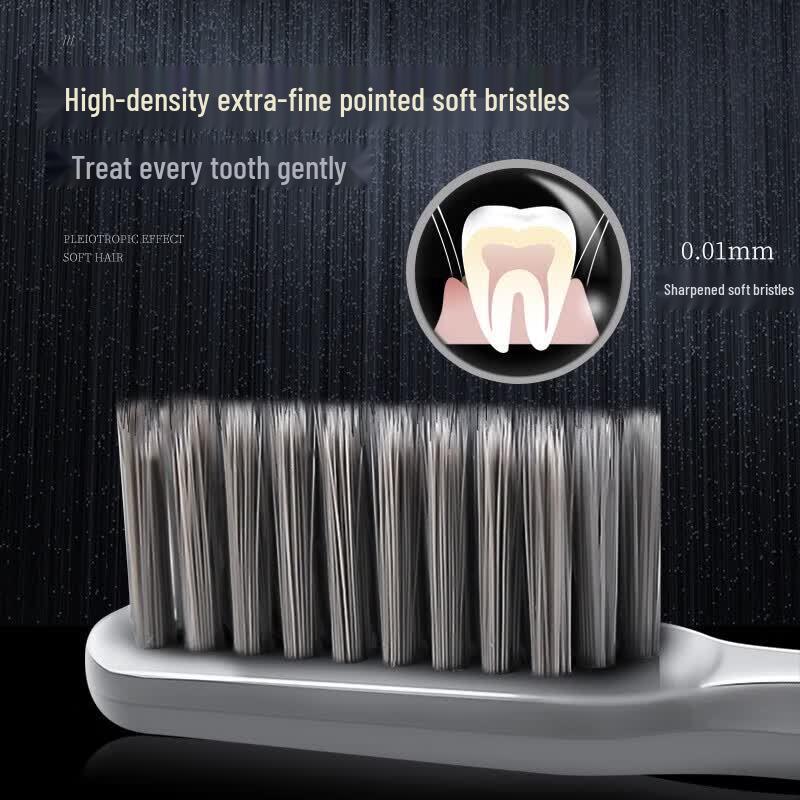 Hefengyu Soft Bristle Gum Care Toothbrush 4-Pack