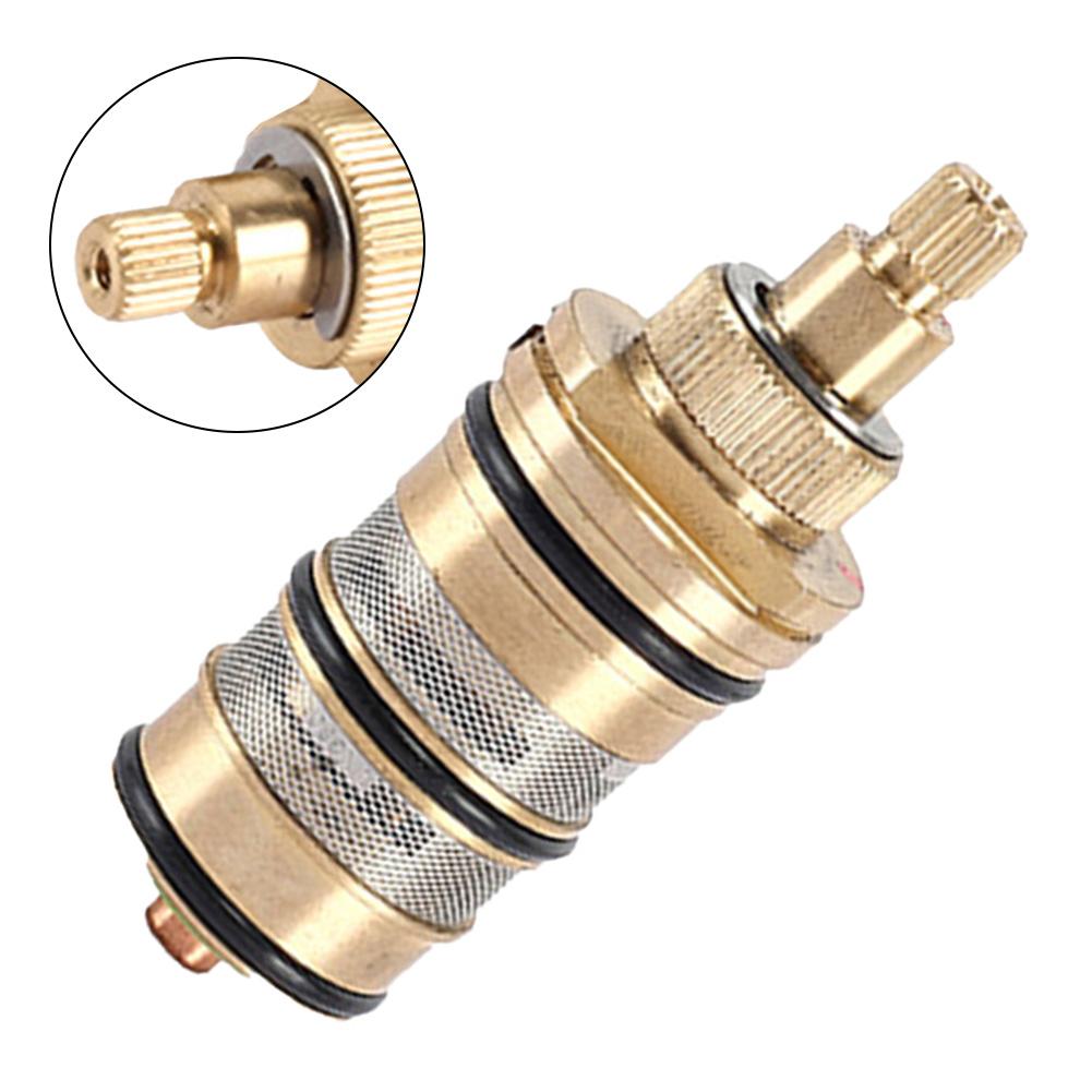 Thermostatic Valve Cartridge Copper for Shower Use Precise Temperature Control Valve Brass Construction and 1167 Lmin Flow Rate