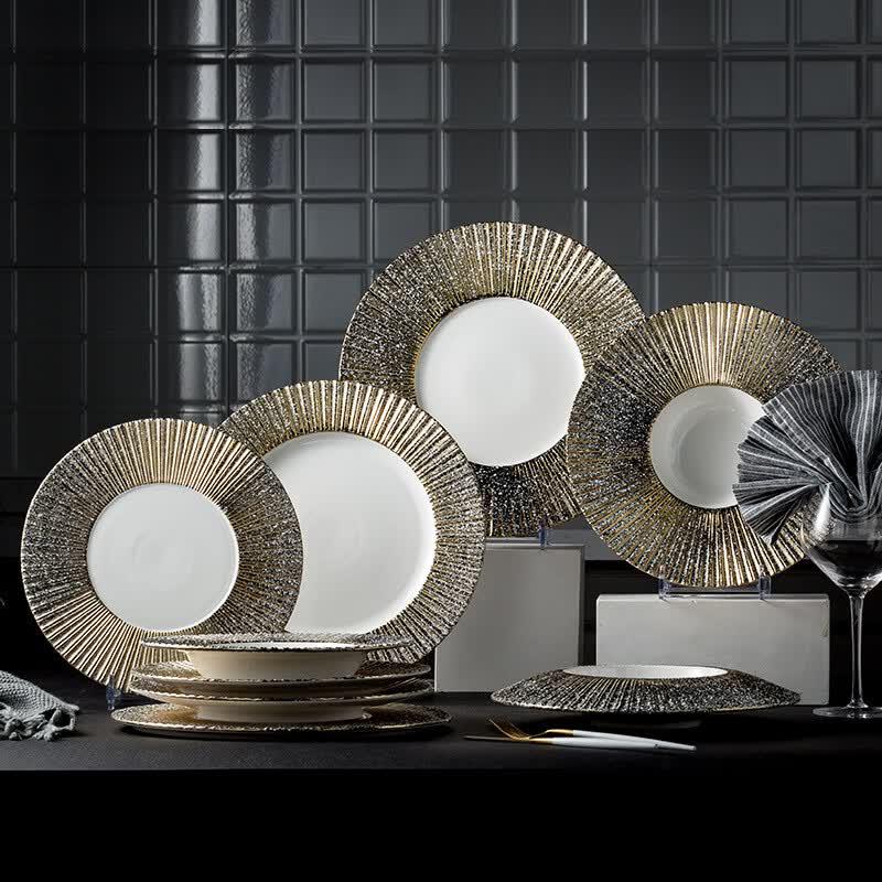 Carl Nordic Style Ceramic Dinner Plate