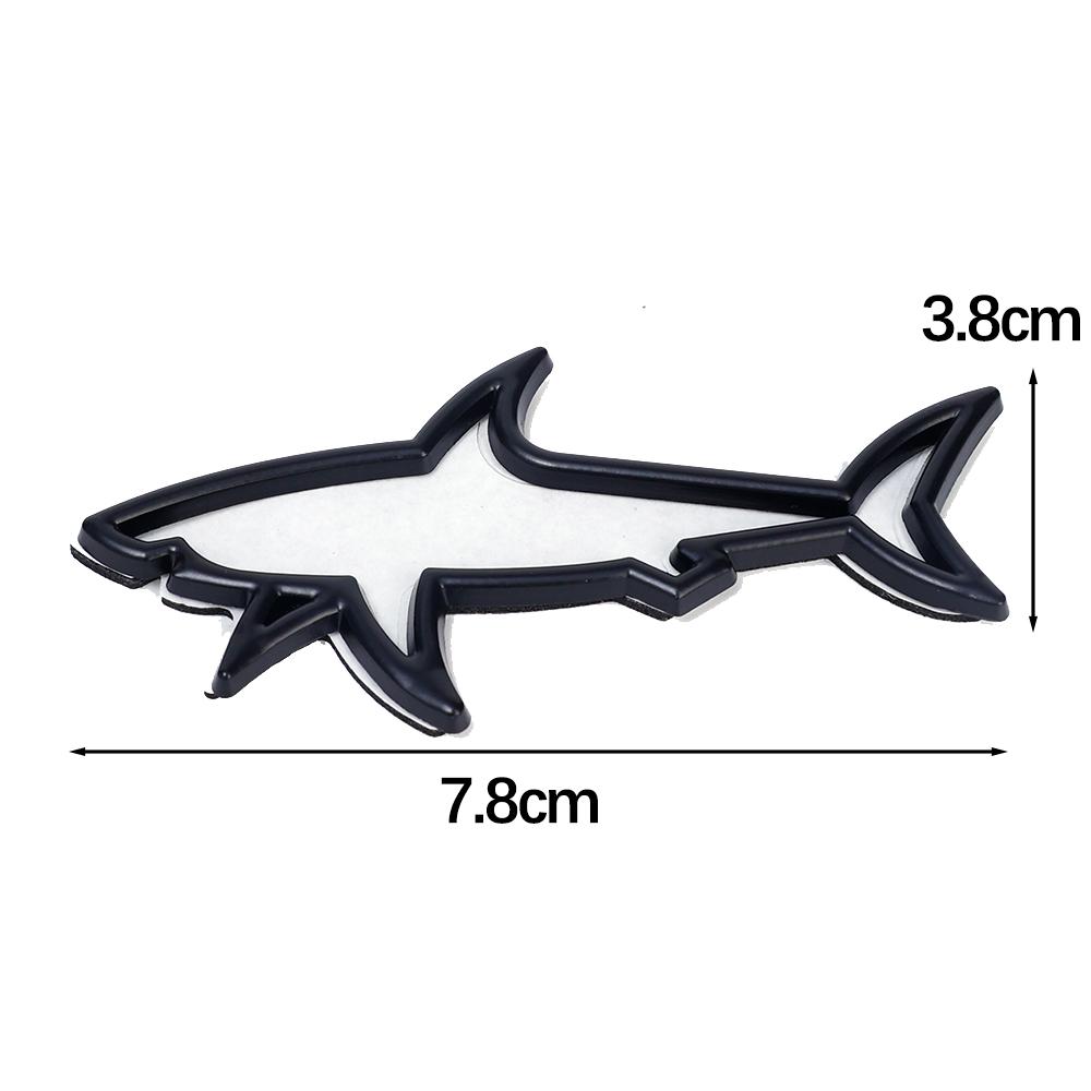

Автомобильные аксессуары - 3D-металлическая наклейка на автомобиль, полая рыба, акула, эмблема, значок, наклейки, наклейки для мотоцикла, велосипеда, ноутбука, аксессуары для стайлинга автомобиля 1pcs чёрный