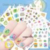 3D Luminous Jelly Nail Stickers for Kids - 5D Embossed Nail Art