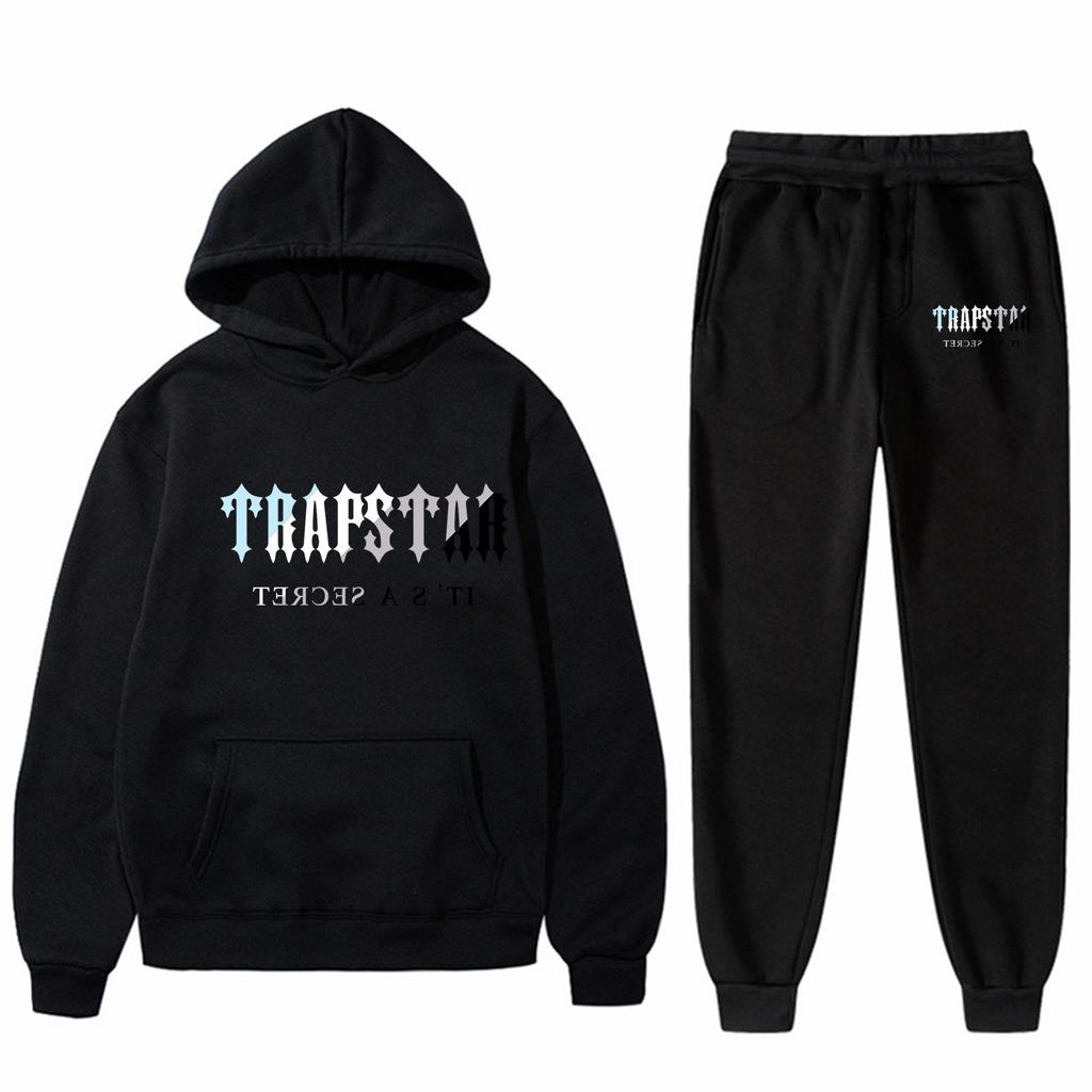 Children's Plush Long Sleeve Pants Loose Hoodie Embroidered Printed Hoodie Set