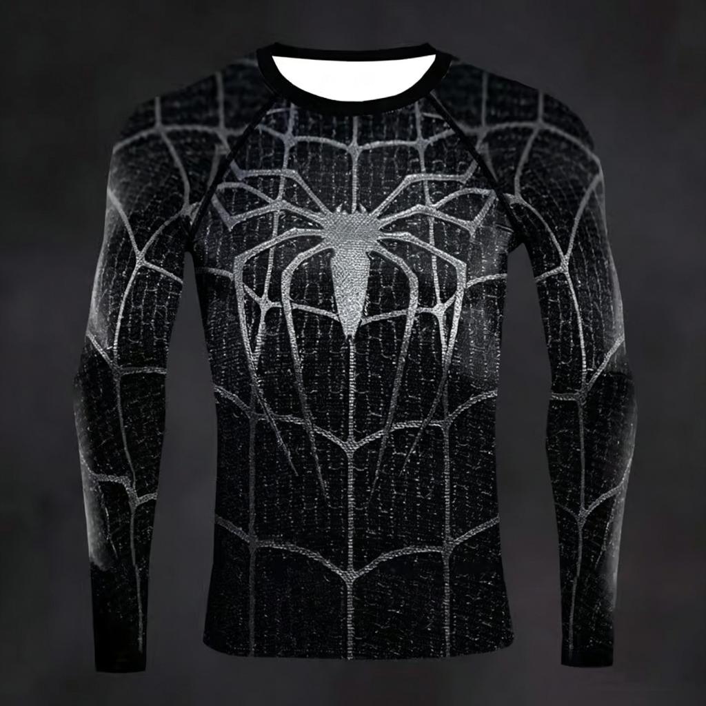 Unisex Casual Printed Long Sleeve T-Shirt for Men and Women, Relaxed Loose Fit Top