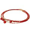 Retro High Quality Natural Pigeon Blood Red Chalcedony Collarbone Chain Small Persimmon Pendant Necklace 2M Agate