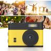 Keychain Camera 0.96inch HD Display 1080P 12MP Vintage Compact Camera with LED Fill Light for Travel Campus