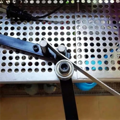 Manual Rebar Bender for Round Steel, Rebar, Stainless Steel Rod, Aluminum, DIY Lights, Brackets, Steel, and Bars (Upright Post 12mm Diameter, Bends Re