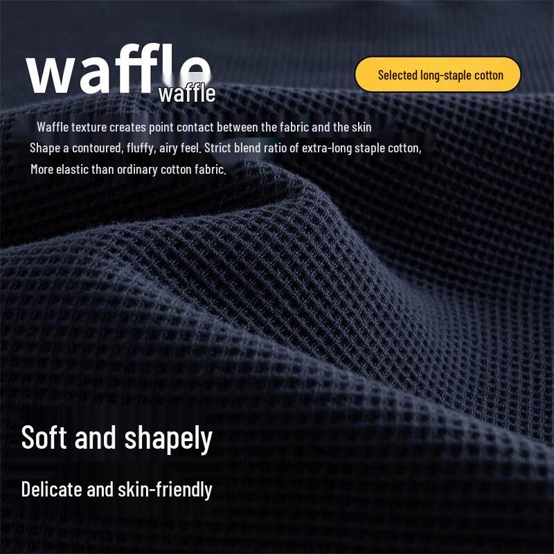 Pánská ležérní mikina s kulatým výstřihem a vaflovým úpletem Tanec s vlky