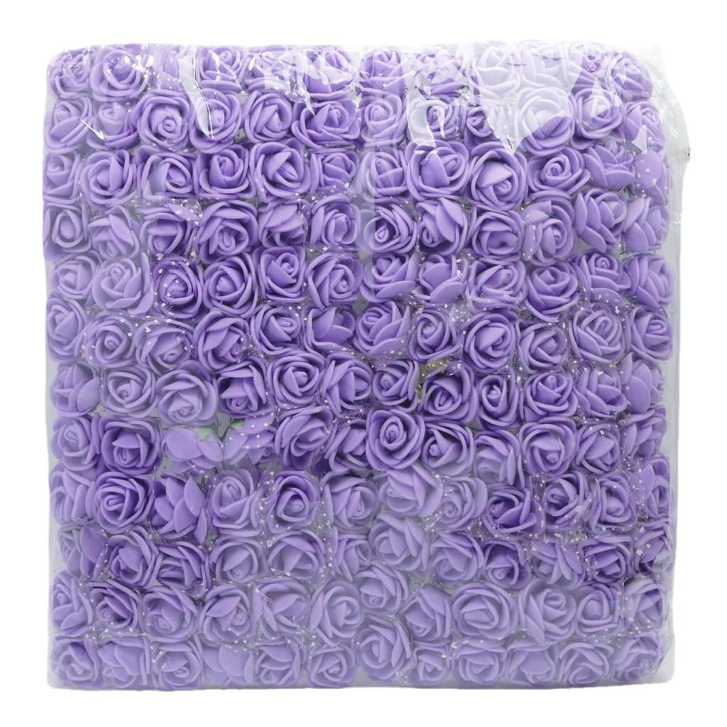 Yarn Lace Rose Flower Garland with Foam and Dried Flowers for Wedding Candy Box or Gift Box