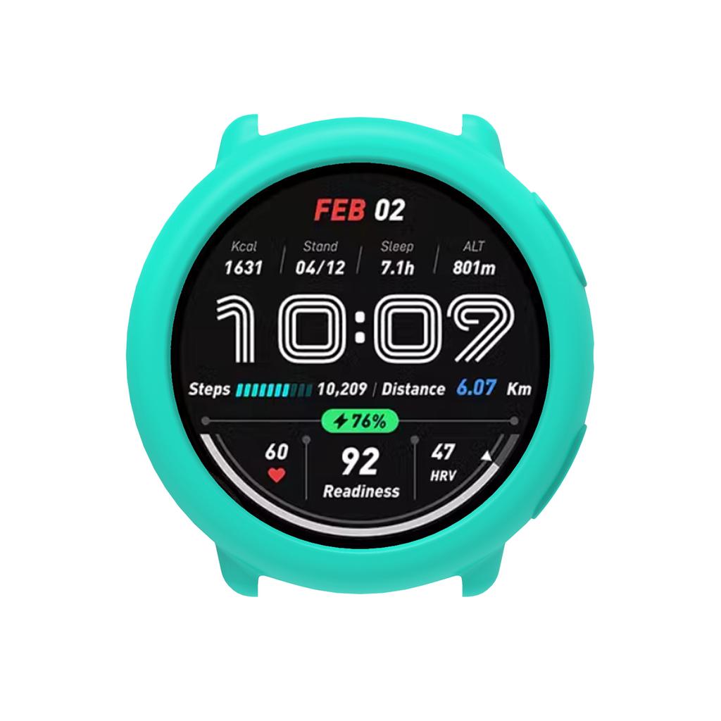 Silicone Protective Case Cover Shell For Huami Amazfit Active2 Smart Replacement Accessories Frame Cases Screen Protective Shell