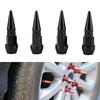 4Pcs Aluminum Alloy Spike Wheel Tire Valve Stem Car Truck   Dust   Covers Blue