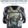 Portable hiking backpack chair, folding fishing chair, Oxford cloth stool for backpacking camping, hiking and traveling