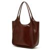 New First-layer Cowhide Messenger Bag, Vegetable Tanned Leather Women's Bag, Large-capacity Shoulder Bag, Commuter Shopping Bag, Underarm Bag.