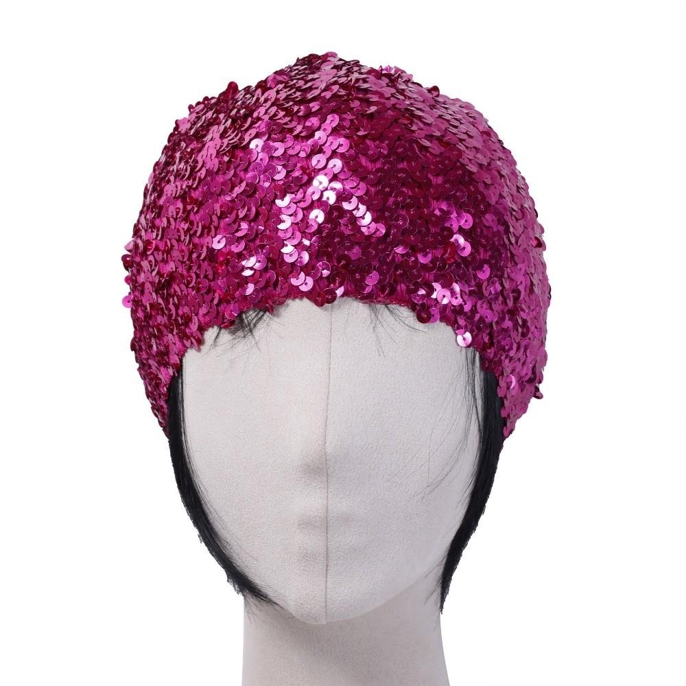 Sparkly Sequin Sequin Beanie Hat Shiny Finish Glitter Beanie Hat Popular Knit Beanie Hat For Women