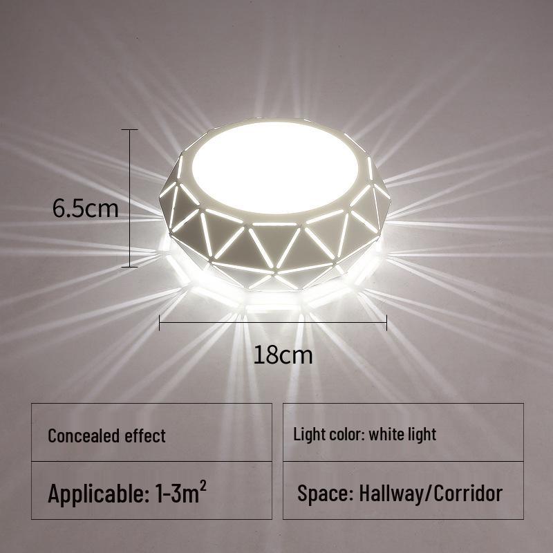 Modern Embedded Corridor Downlight - Creative Spotlight for Foyer & Hallway Ceilings