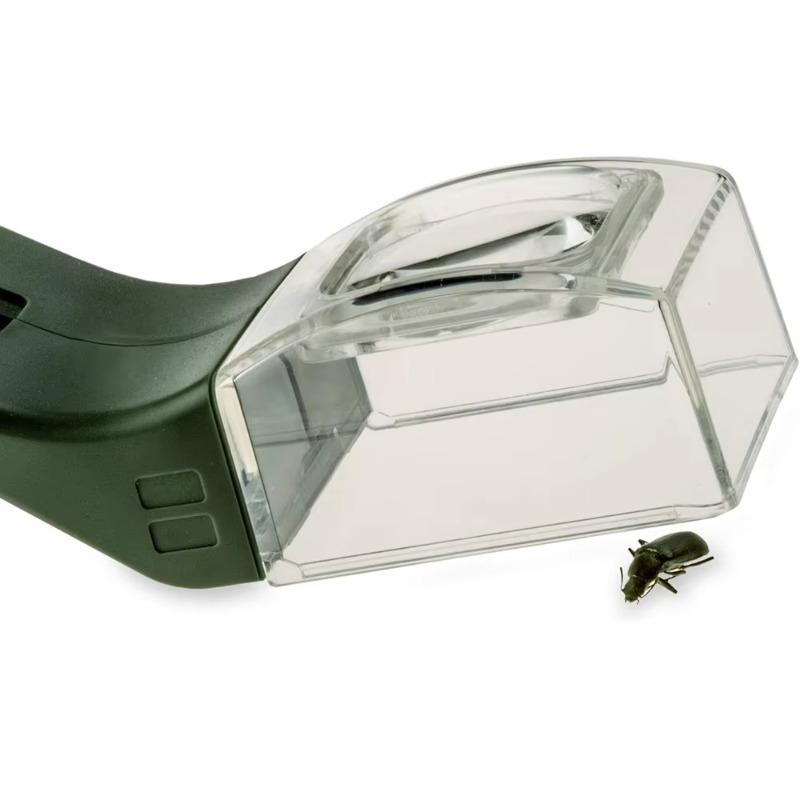 Kids Safe Insect Catcher Upgraded Handheld Clamp Tool with Magnifying Glass Bee Spider Cockroach Capture Release Kit