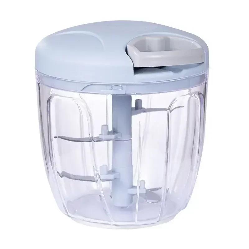 Large Manual Garlic Crusher Mincer Durable Kitchen Garlic Masher Meat Grinder Multi-Function Easy Clean Baby Food Mini Processor