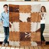 Classic Gold Leopard Pattern Blankets Warm Cozy Sofa Throw Blanket Wild Safari Room Decor Bed Nap Bedspread Blanket Luxury