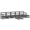 VidaXL Garden Lounge Set with Cushions 7 Pcs, Sofas with Backrest and Armrest, Furniture Set with Coffee Table Patio 3185971