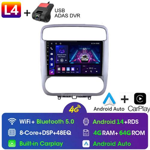 Fortress For Honda Stream 2000 - 2006 Car Radio Multimedia Video Player Navigation GPS Android No 2din 2 din dvd AT/MT
