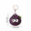 Small Blueberry Keychain Leather Key Ring Pendant Cute Leather Keychain  Business Gift